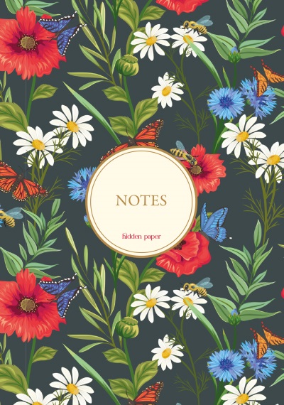 Bez Ciltli Çizgili Defter 05 (Hidden Paper)