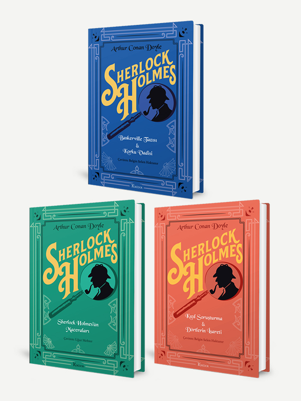 Sherlock Holmes’Ün Maceraları (Bez Ciltli) Seti - (3 Kitap)