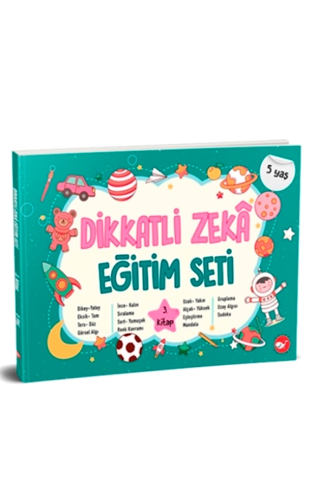 Dikkatli Zekâ Eğitim Seti 3. Kitap (5 Yaş)