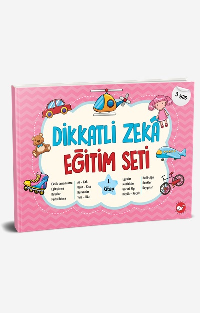 Dikkatli Zeka Eğitim Seti 1. Kitap (3 Yaş)