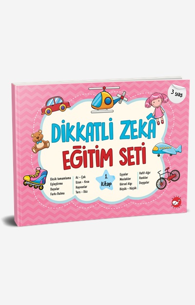 Dikkatli Zeka Eğitim Seti 1. Kitap (3 Yaş)