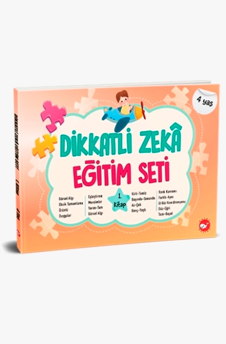 Dikkatli Zekâ Eğitim Seti 1. Kitap (4 Yaş)