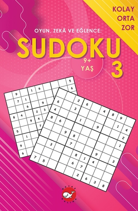 Oyun, Zeka Ve Eğlence: Sudoku 3 Kolay, Orta, Zor (9+ Yaş)