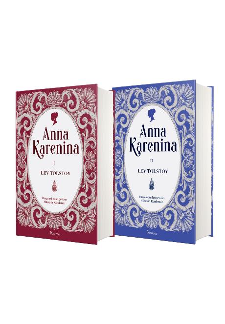 Anna Karenına (Bez Ciltli) Set - (2 Kitap)